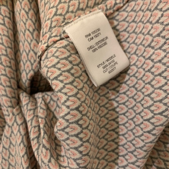 Soft JOIE Red Printed Sleeveless Tank Top Shirt - Picture 5 of 5